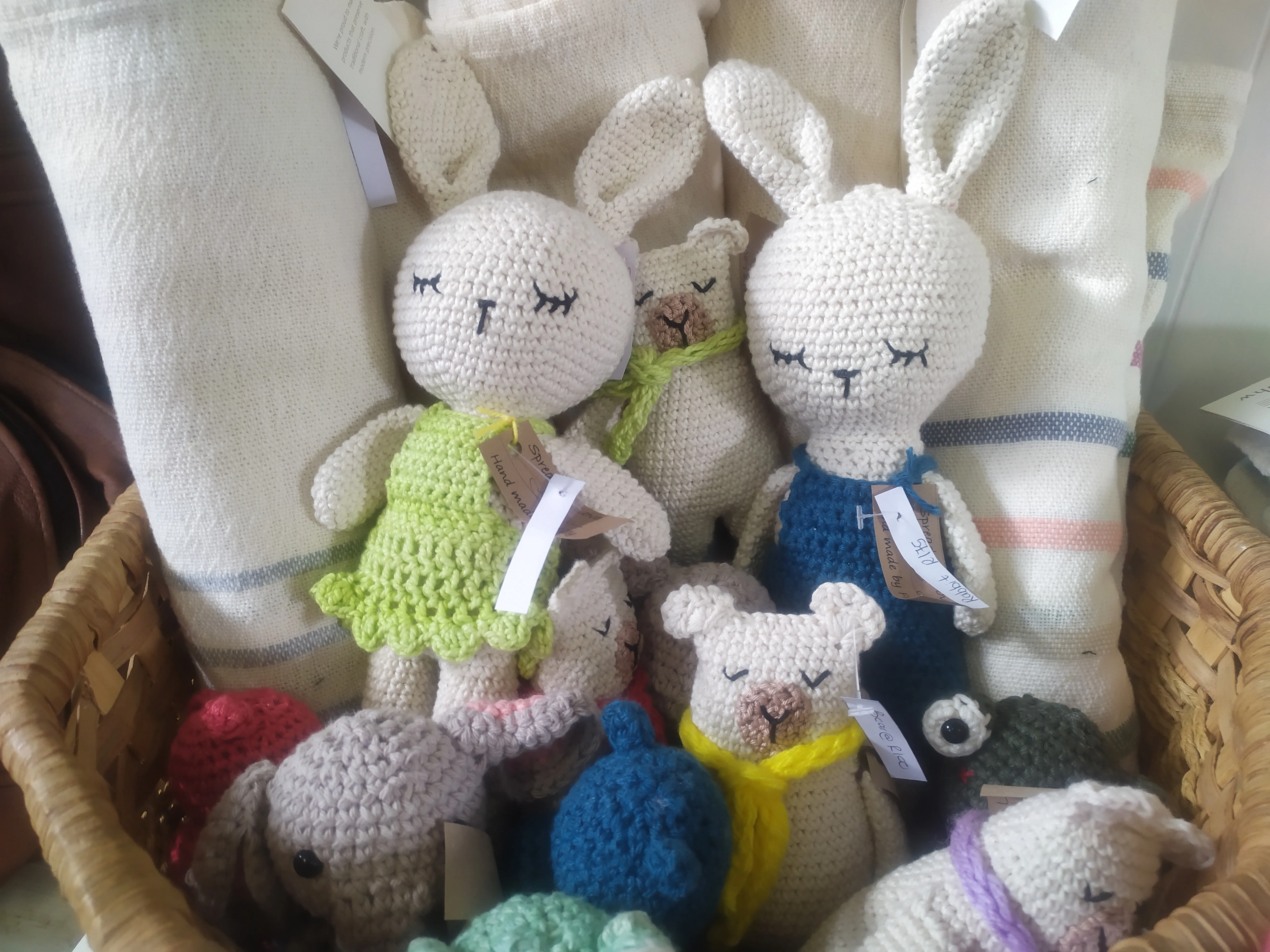 Display of artisan goods in Nest at MUD